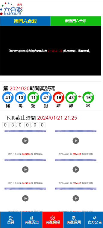 澳門六開彩資料查詢